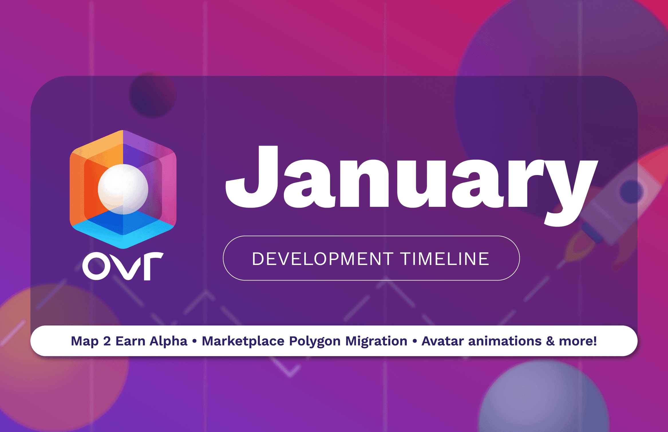 January Development Schedule