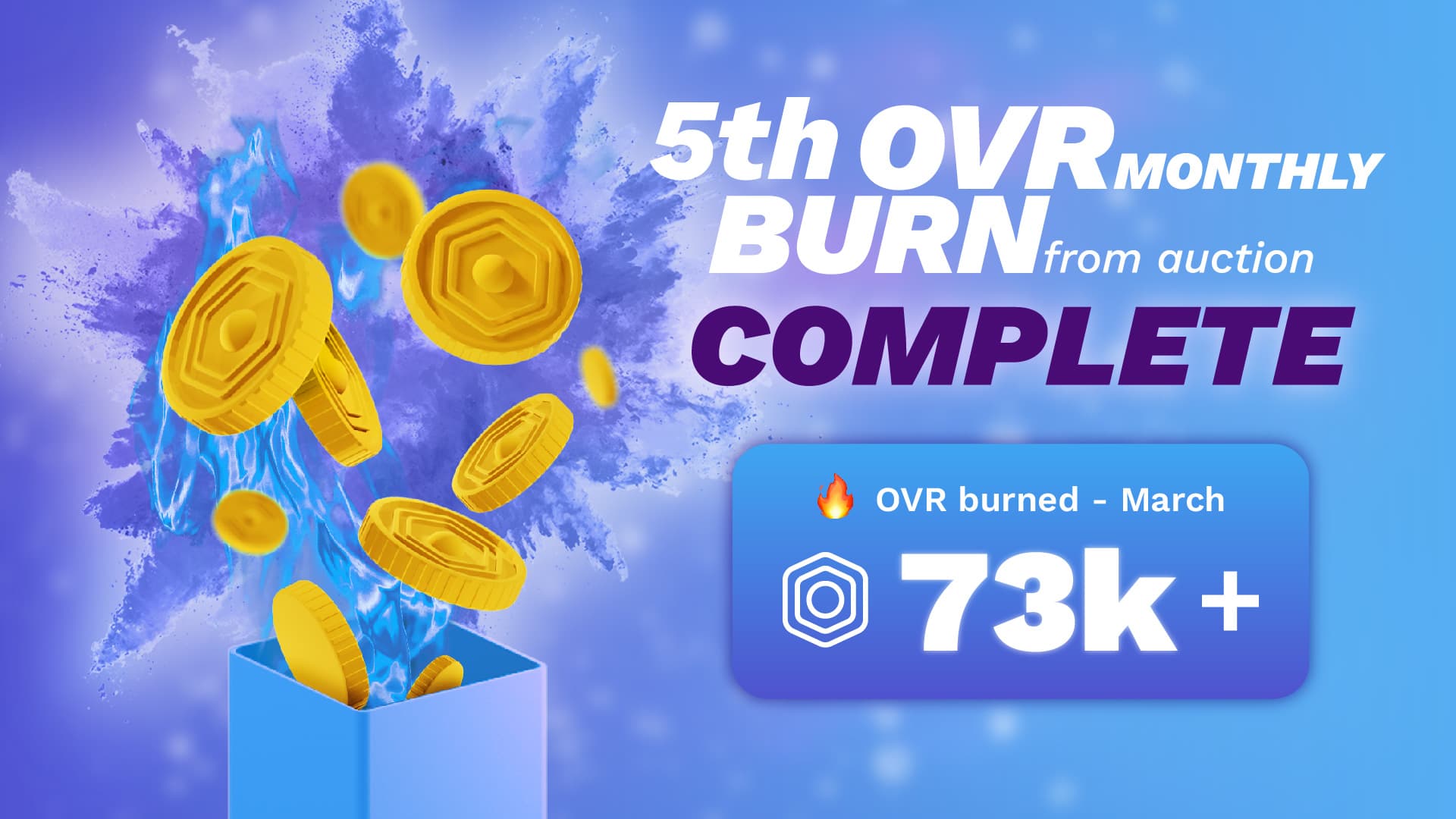 March OVR Token Burn